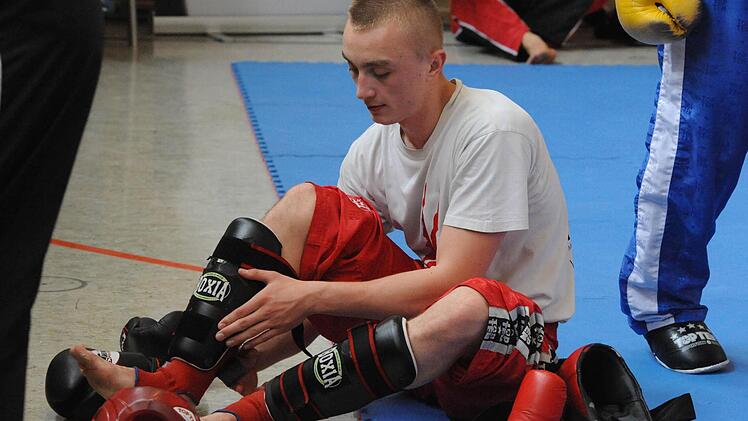 Beim Kampfsport-Training in Rannungen. Foto: Hopf