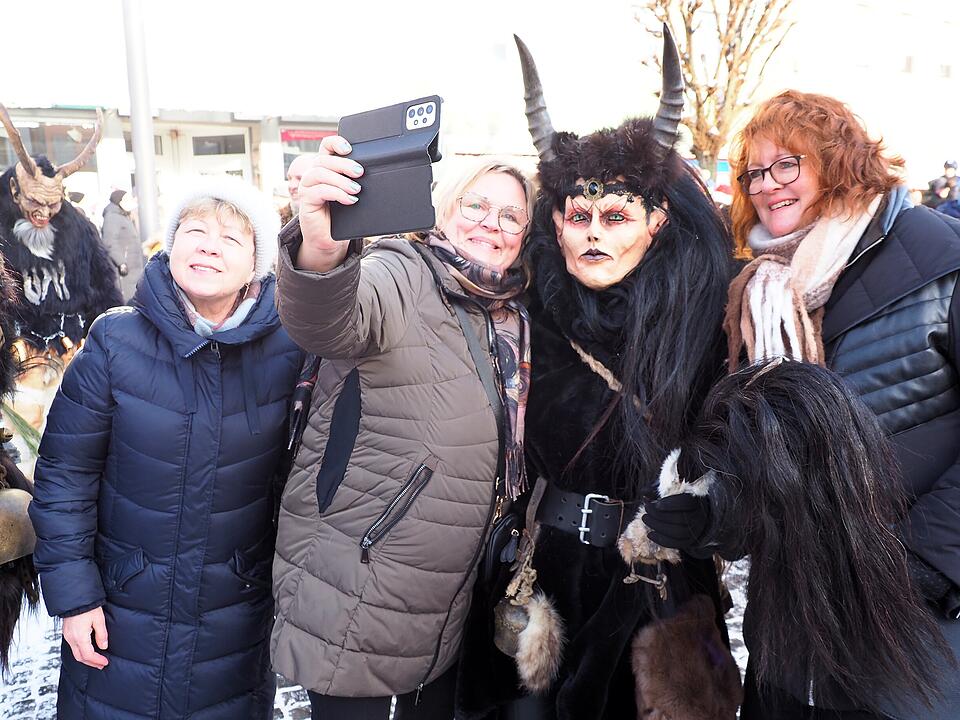 Eine der ersten Faschingsumzüge in der Region