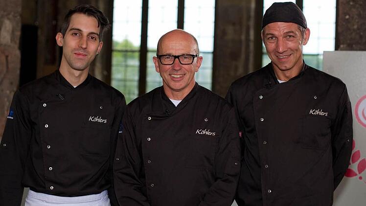 Das Team der Vollkornbäckerei Köhler: Christoph Appel, Ernst Koehler und Harald Nachtrab aus Würzburg.