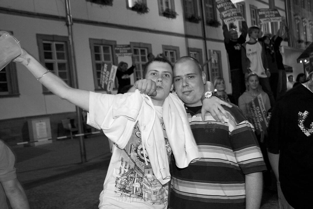 Meisterfeier Brose Baskets Bamberg Maxplatz