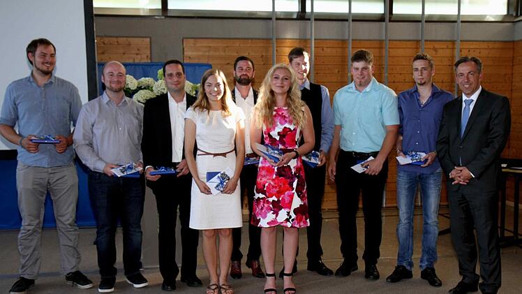 Die Jahrgangsbesten  Foto: Richard Sänger