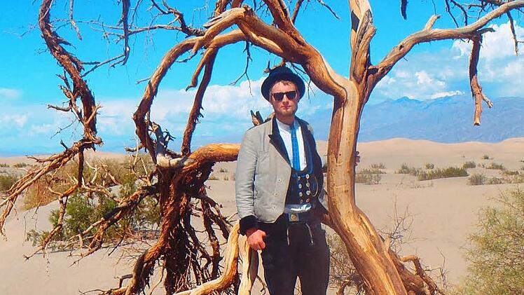 Dominik Häußinger im Death Valley