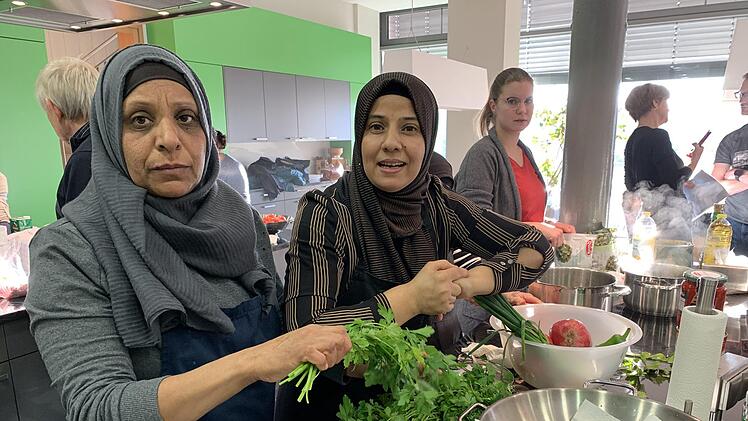 Impressionen vom syrischen Kochkurs im Kulmbacher Mup&auml;zFoto: Sonny Adam