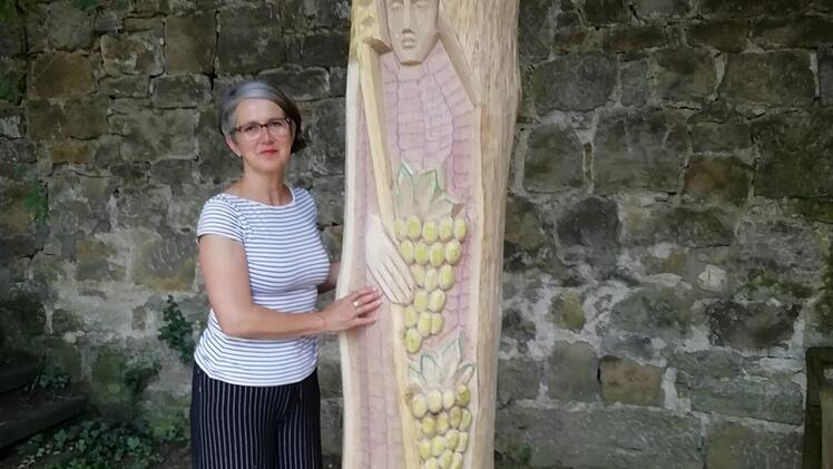 Margit Unterthiner mit Urban.