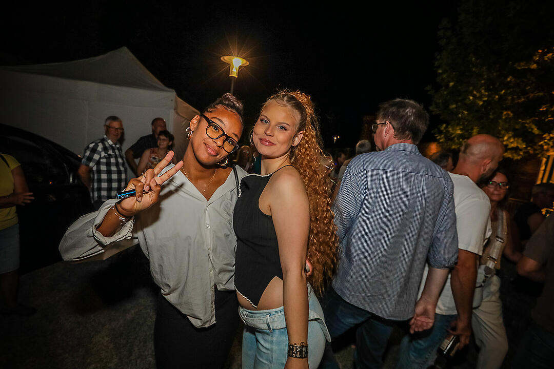 Beste Stimmung beim Stadtfest in Schweinfurt.