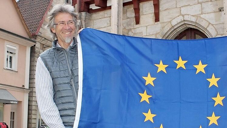 Mit Emmerich Huber wirbt sie für die "Pulse of Europe"-Bewegung.