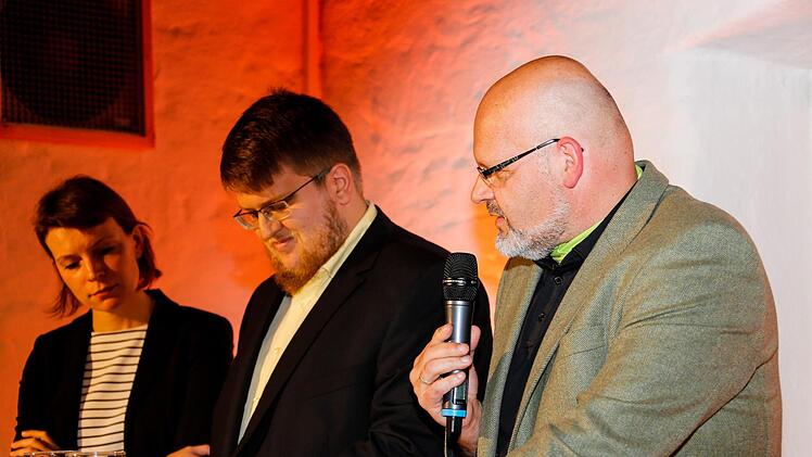 Kommt die Landarztquote, wie sie Emmi Zeulner (CSU, links) auf den Weg gebracht hat? Die Gesundheitspolitik war ein heiß diskutiertes Thema, auch bei (von rechts) Markus Tutsch (Grüne) und Stefan Wolf (FDP).Matthias Hoch