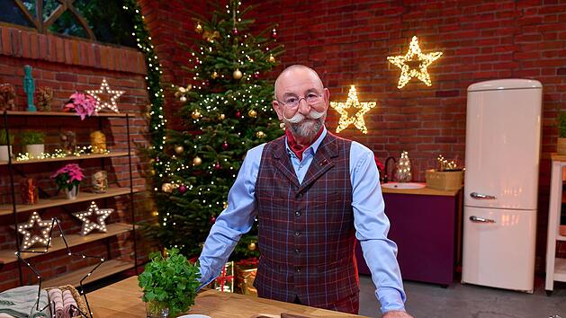 Horst Lichter l&auml;dts ein Publikum zum Weihnachtsabend ein. Es wird gekocht ...