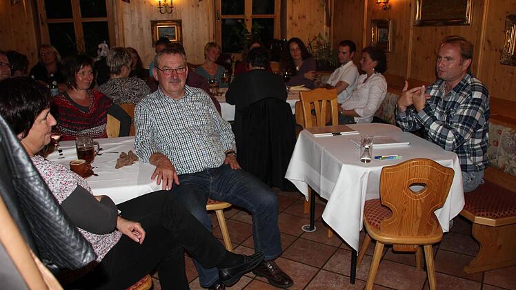 Mit der "Kundschaft" auf Tuchfühlung.