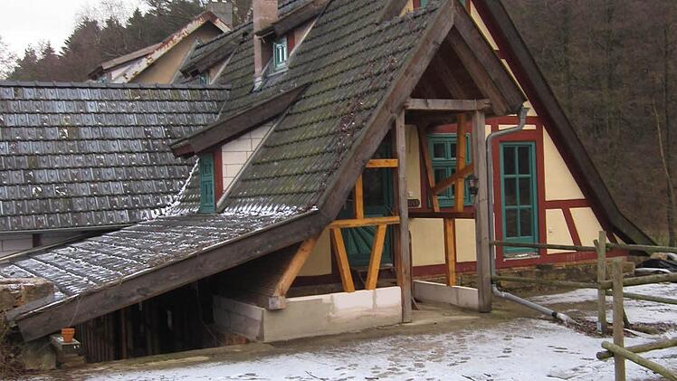 Die Ferienhaus-Terrasse vor dem Umbau.