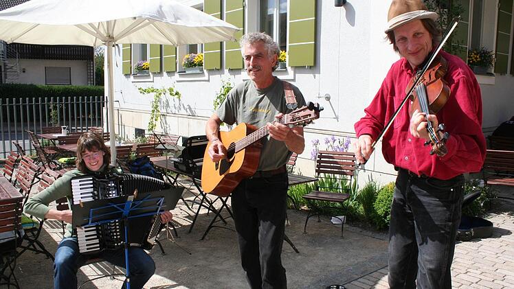 Patrik Lumma und Reinhard Sures (von rechts) Foto: Evi Seeger
