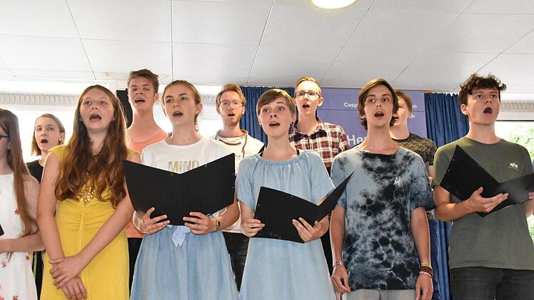 Der Schulchor  Foto Uschi Prawitz