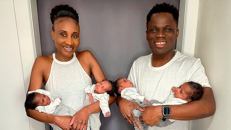 Vierlingsgeburt an Uniklinik Erlangen: Seltenes Ereignis