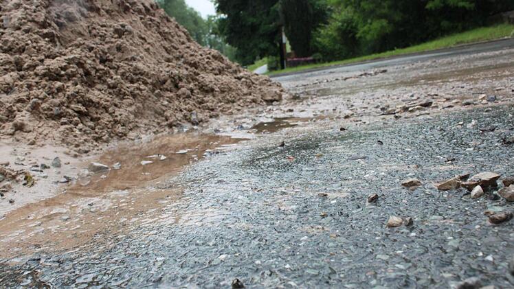 Diesen Haufen hat man schon von der Straße geholt.Foto: Anette Schreiber