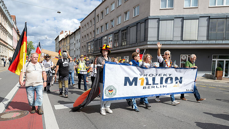 Demonstrationen "Projekt M1llion" in Bamberg