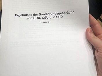 Dorothee Bär war eine der ersten, die den erfolgreichen Abschluss der Sondierungen über Twitter und Facebook meldete. Screenshot Facebook-Seite Dorothee Bär
