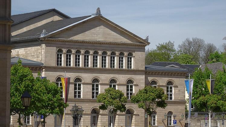 Blick auf das Landestheater Coburg von Schloss EhrenburgFoto: Jochen Berger