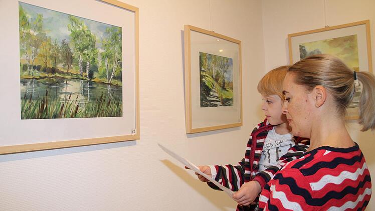 Über 30 Bilder zeigt die aktuelle Ausstellung in der Galerie in der Spitalpassage.Gerda Völk