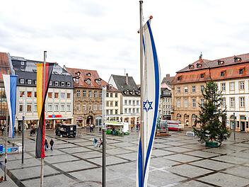 Bamberg: Israel-Flagge vor Rathaus "verschwunden" - Stadt äußert sich zu Verbleib Bamberg: Israel-Flagge vor Rathaus "verschwunden" - Stadt äußert sich zu Verbleib