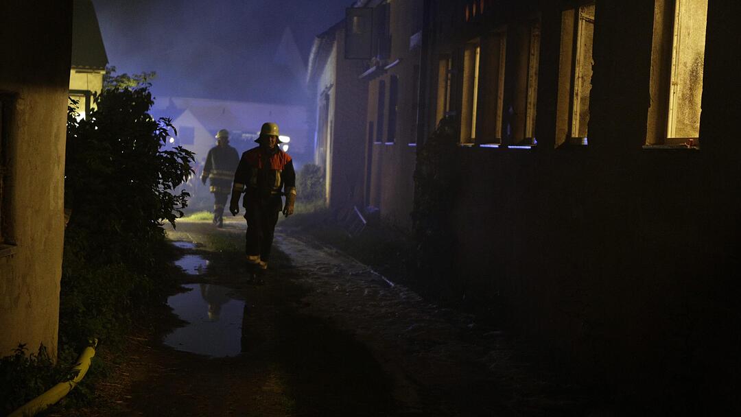 Scheunenbrand in Indernbuch