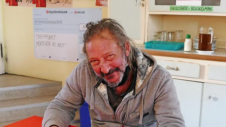 Erich lebt seit 15 Jahren auf der Straße und sucht in kälteren Tagen die Bamberger Wärmestube in der Siechenstraße auf. Foto: Marion Krüger-Hundrup