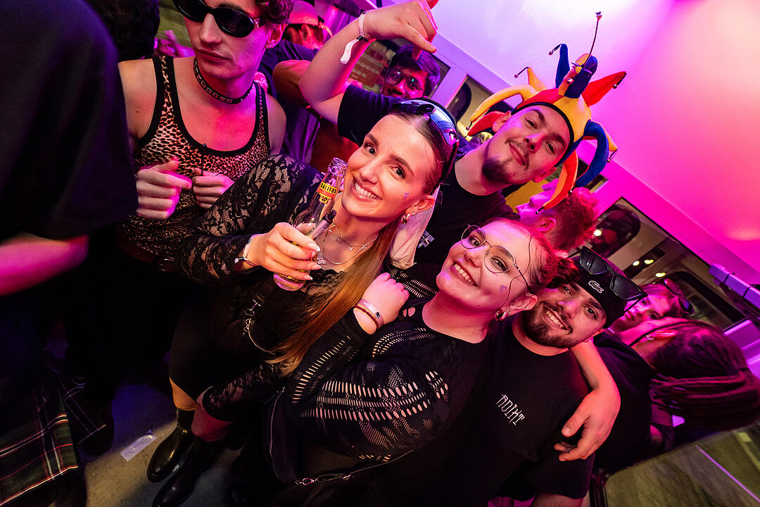 Die beste Party im Zug!