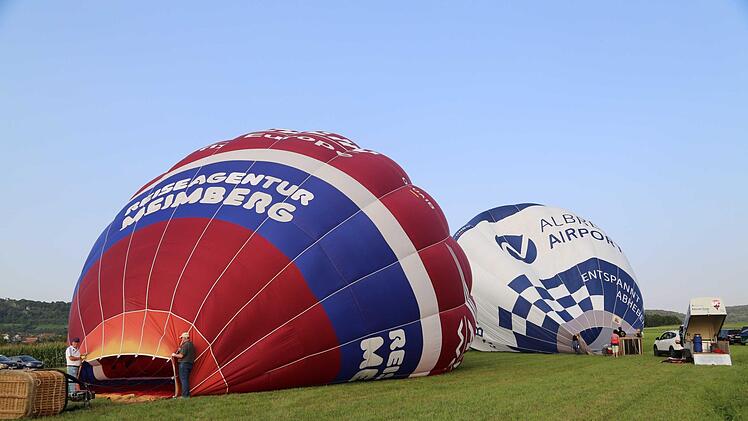 Die Heißluftballons konnten erst abends starten. Tagsüber ist es zu warm.  Fotos: Franz Galster