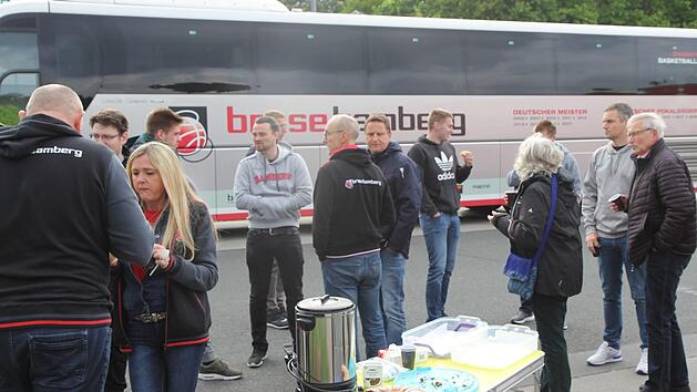 Erste Kaffeepause auf der Hinfahrt nach Antwerpen kurz hinter Frankfurt am Main Fotos: Peter Seidel