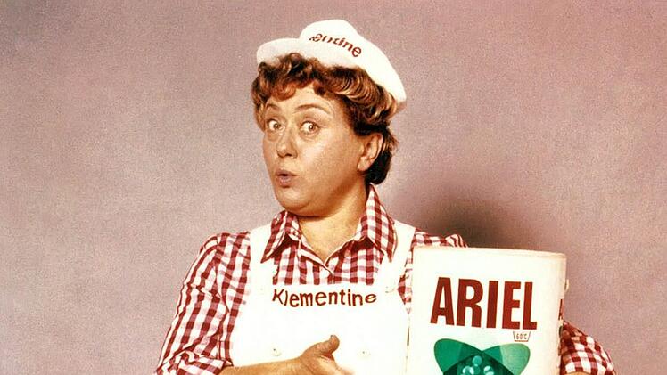 "Nicht nur sauber, sondern rein". Einer von vielen alten Werbespr&uuml;chen, die wir nicht vergessen.  Foto: Ariel (zu dpa-Serie "Deutsche Geschichte - Deutsche Geschichten" vom 14.04.2009) +++(c) dpa - Bildfunk+++