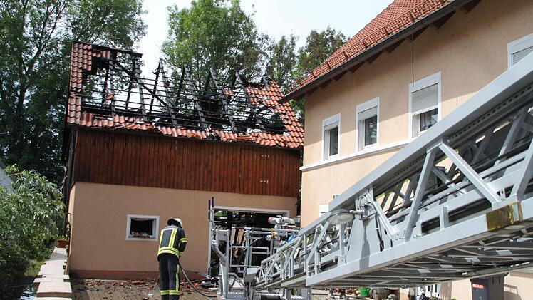 Großbrand in Hutschdorf Foto: Andreas Schmitt
