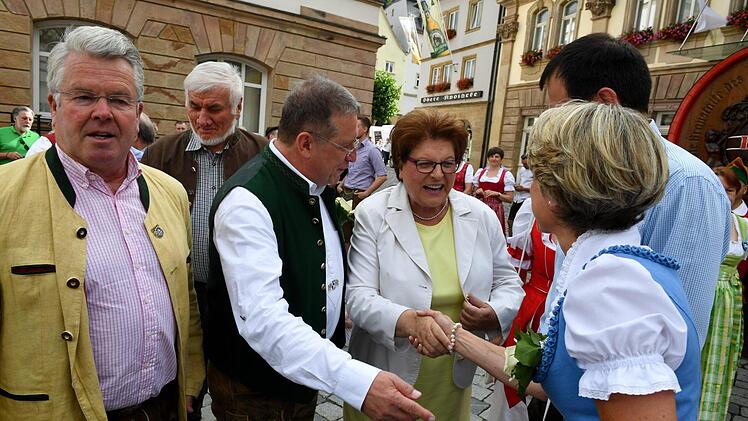 Auch Landtagspräsidentin Barbara Stamm war nach Kulmbach gekommen.