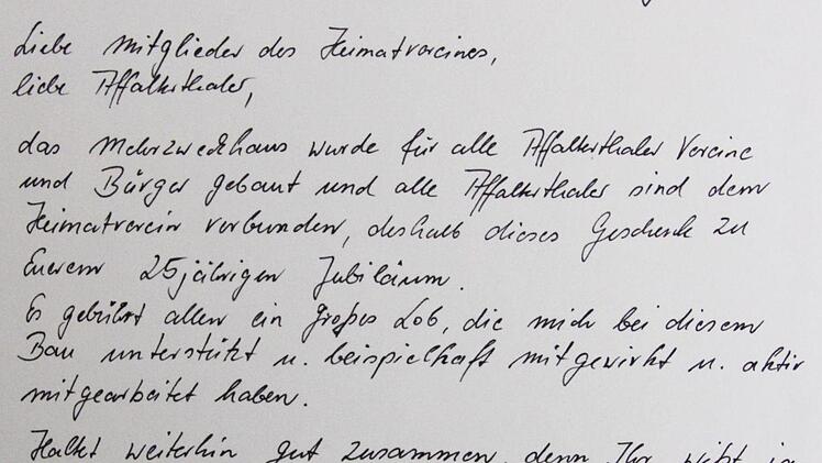 Das Vorwort Deuerleins im FotoalbumReinhard Löwisch