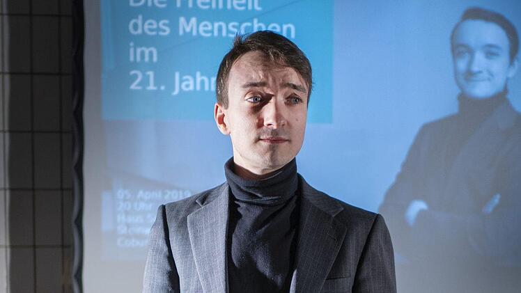 Szene aus "Der Großinquisitor" im Schlick 29 in CoburgFoto: Simon Geistlinger