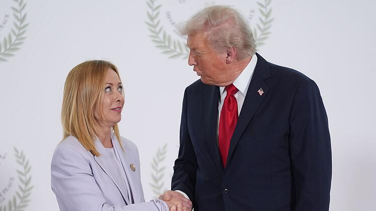 Meloni und Trump