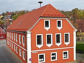 Das Burghaslacher Rathaus Foto: privat