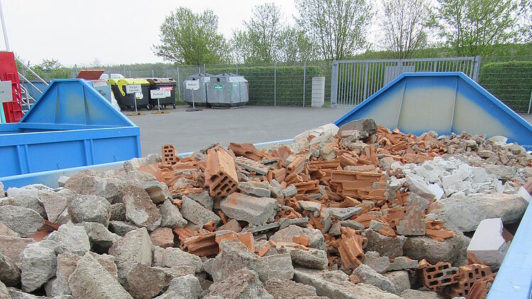 Bauschuttcontainer
