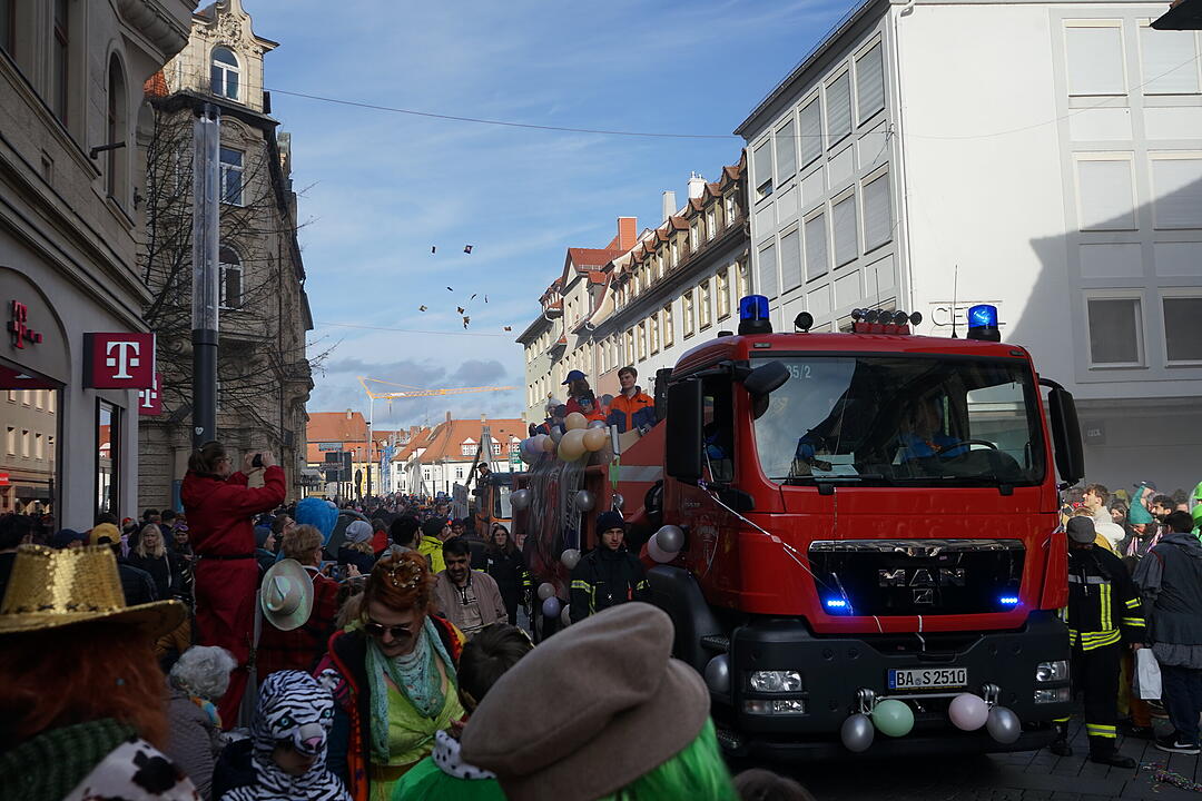 Die schönsten Bilder vom Faschingsumzug Bamberg 2024
