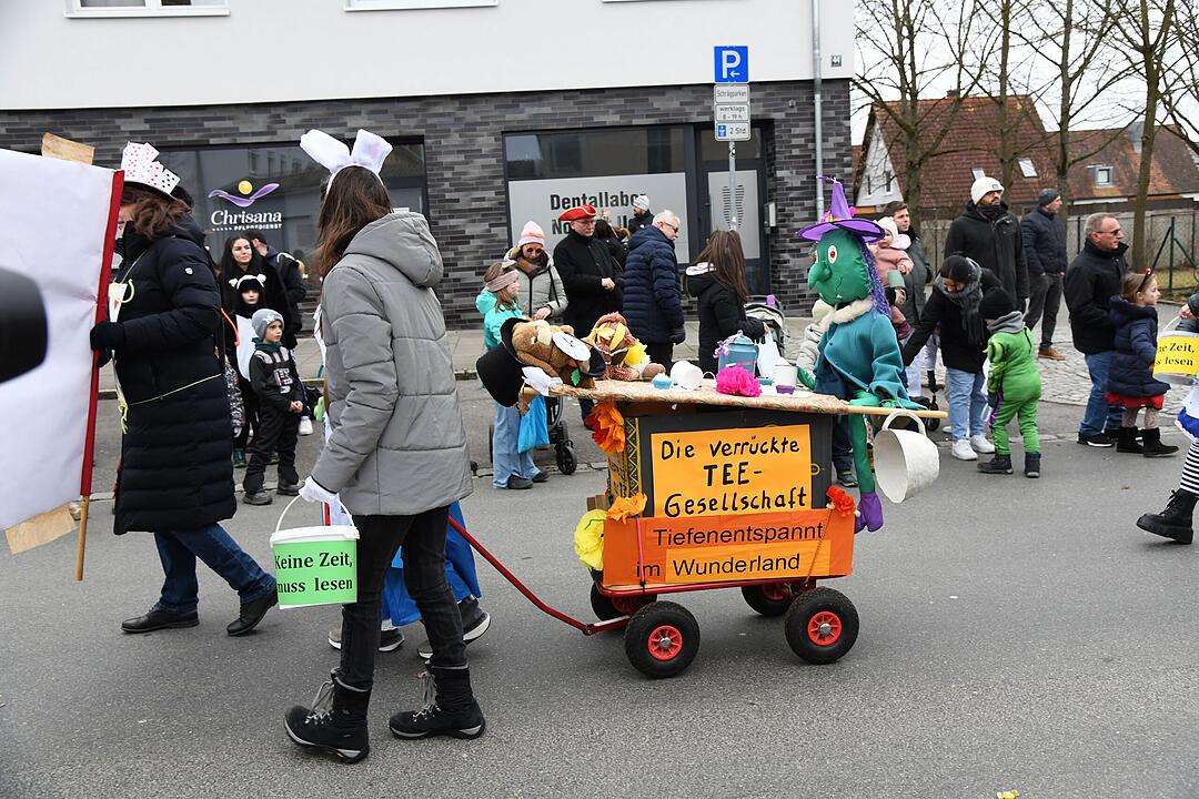 Faschingstreiben in der Gartenstadt.