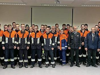Gruppenbild zum Abschluss der Modularen Truppausbildung 2022 im Markt Burkardroth