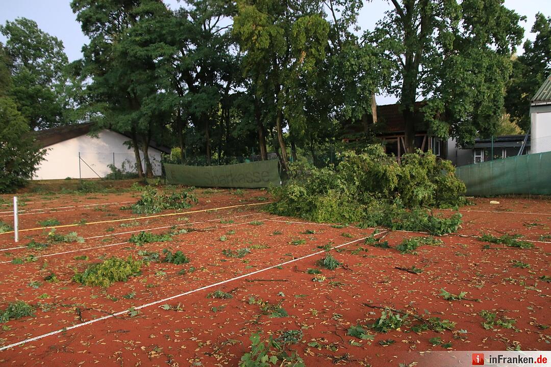 Massive Schäden nach Sturm in Bamberg