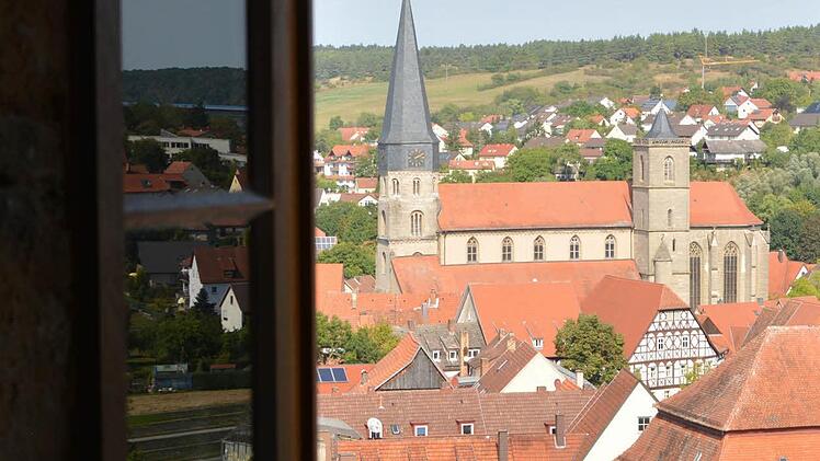 Blick auf Münnerstadt beim "Tag des offenen Denkmals". Foto: Björn Hein
