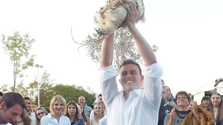 Patrick Prell durfte den "Geeger" nicht behalten. Foto: Manfred Welker