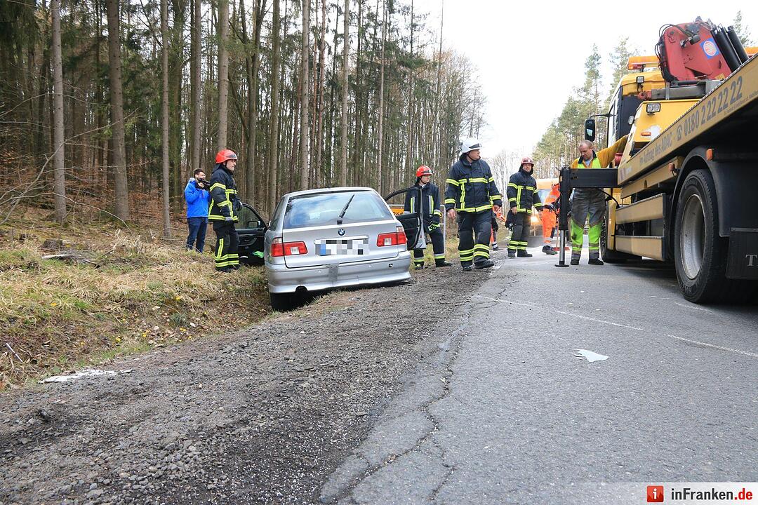 Unfall in Coburg mit drei Verletzten
