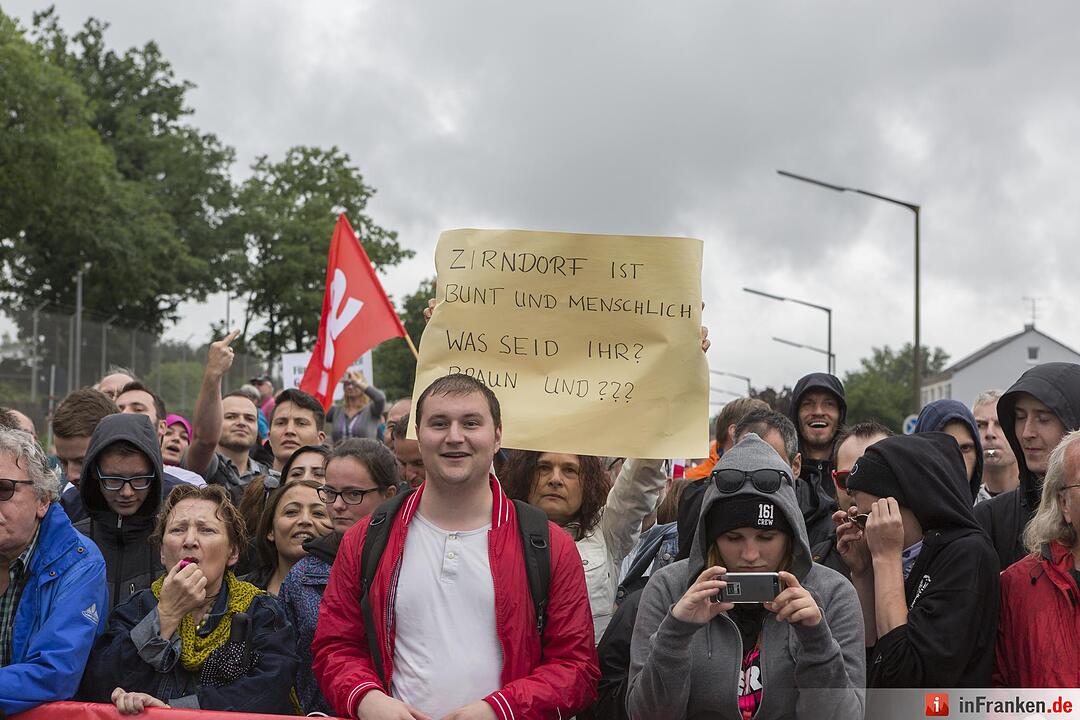 Demonstration gegen Rechts in Zirndorf