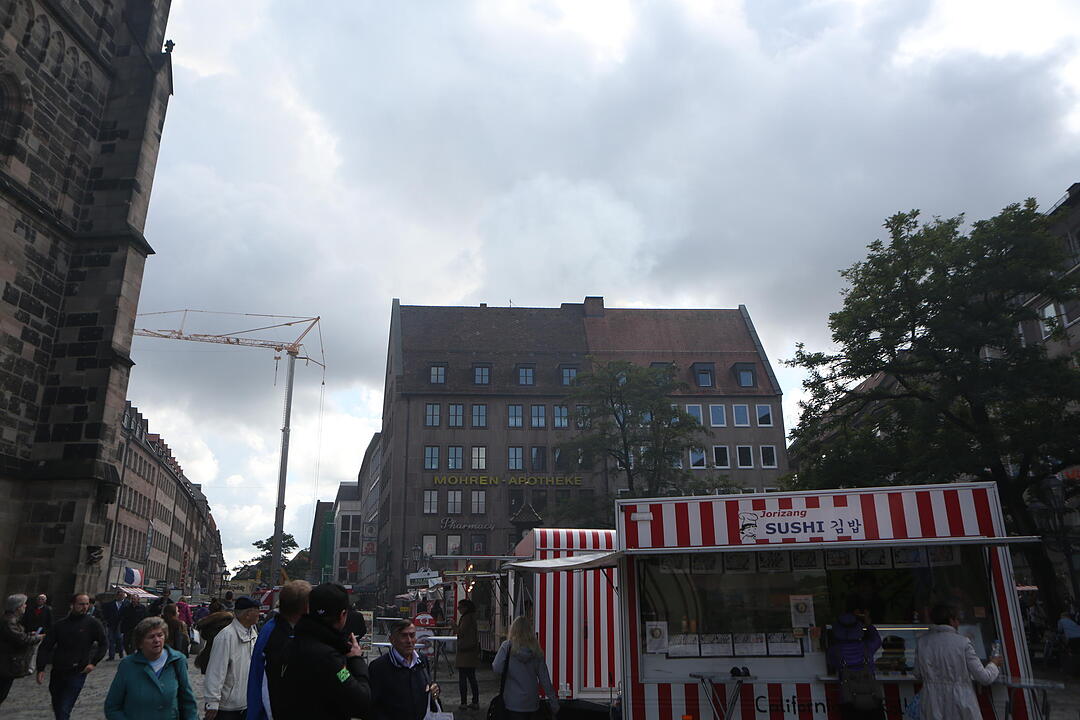 Brand in Restaurant der Nürnberger Innenstadt
