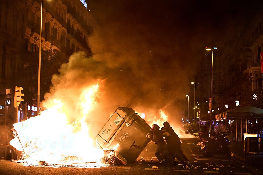 Protest gegen Wohnungsnot in Spanien