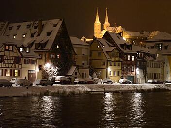Ein romantisches Video von der verschneiten Bamberger Altstadt drehte inFranken.de-Kameramann Ronald Rinklef.  Foto: Ronald Rinklef