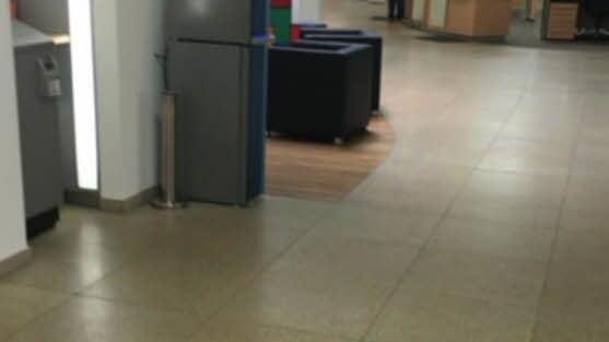 In der Volksbank in Forchheim stand ein Hornliu. Foto: Vincent