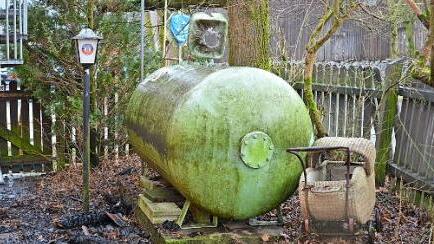 Der Gastank neben der Gaststätte drohte zu explodieren.