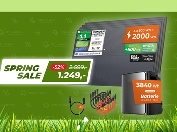 Spring Sale bei Solarway: